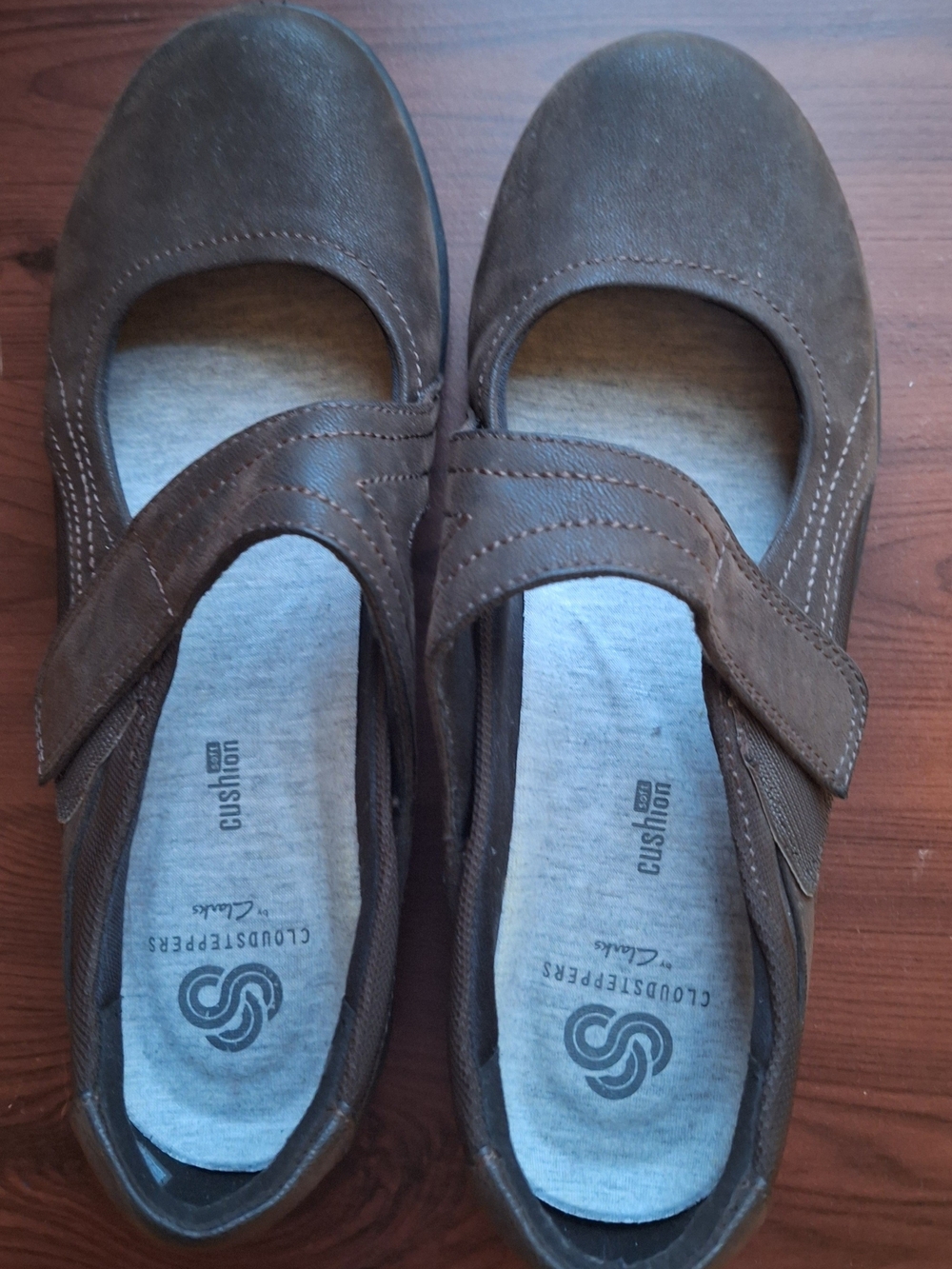 Clarks Cloudsteppers Brown Mary Jane Flats. Sz 7